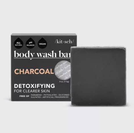 Charcoal Detoxifying Body Wash Bar by KITSCH