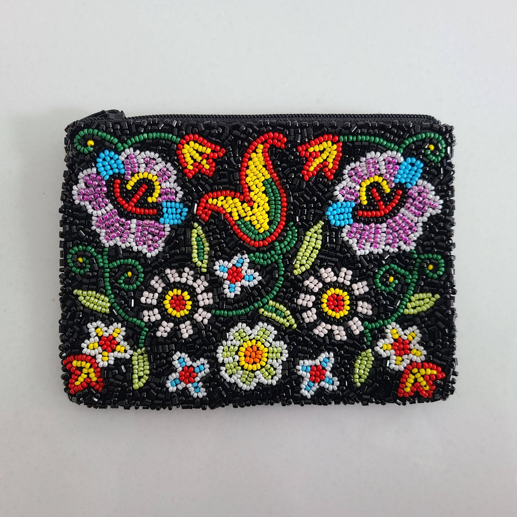 TIANA Artisan Beaded Coin Purse