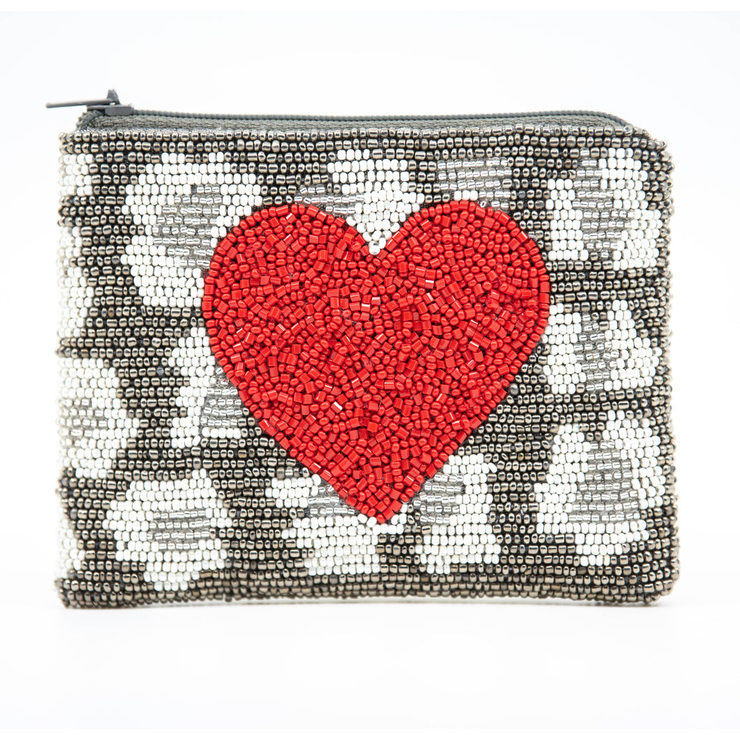 TIANA Artisan Beaded Coin Purse