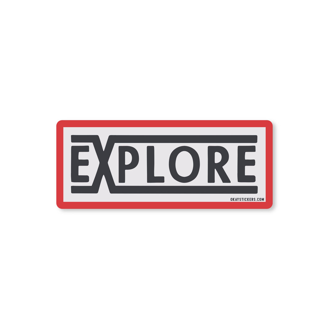 Explore Sticker