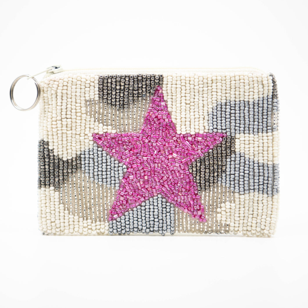 TIANA Artisan Beaded Coin Purse