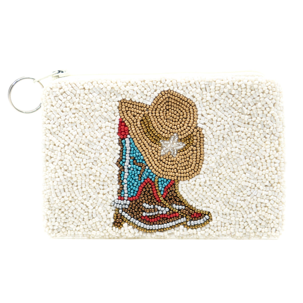 TIANA Artisan Beaded Coin Purse