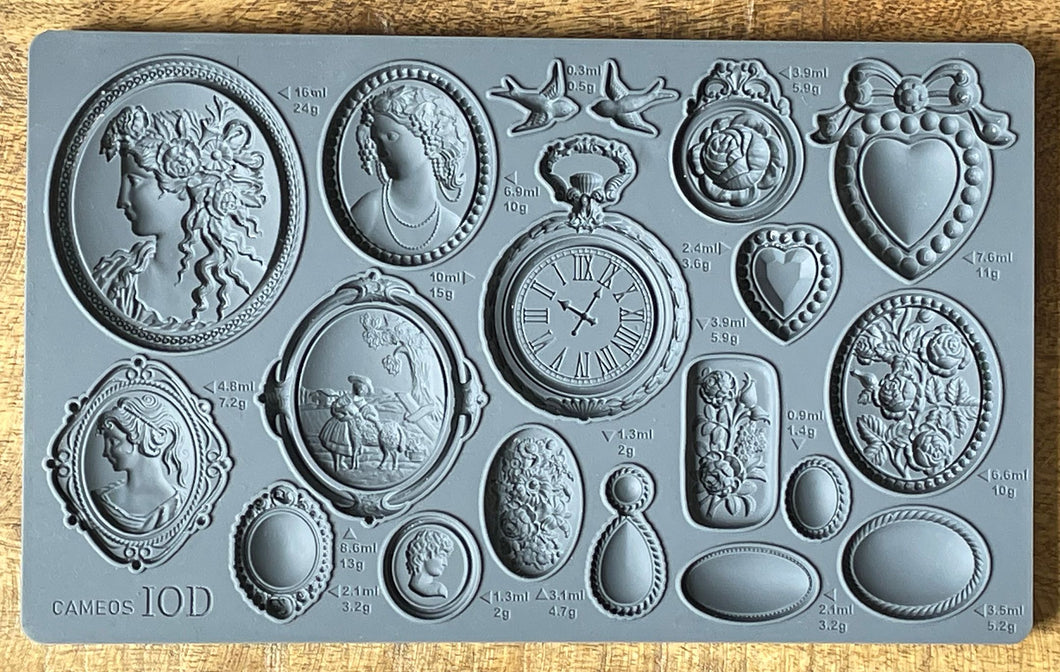 IOD Cameos 6X10 Mould