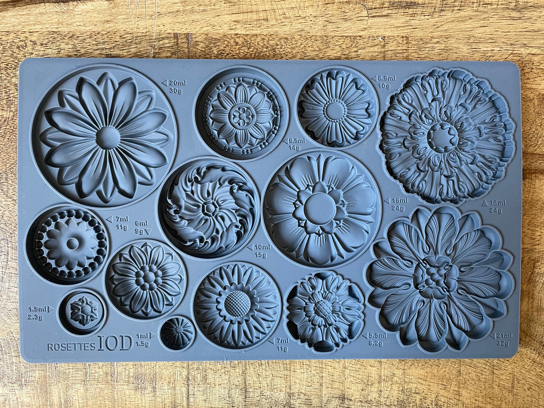 IOD Rosettes 6X10 Mould