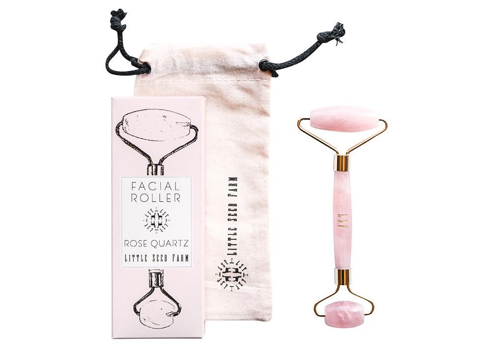 Little Seed Farm Rose Quartz Facial Roller