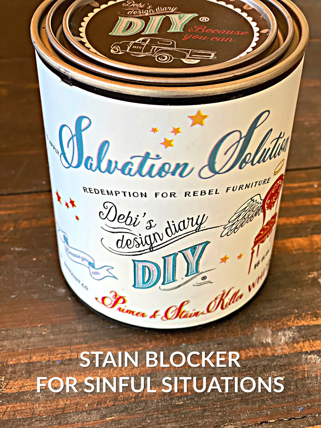 DIY Salvation Solution Wood Stain Blocker