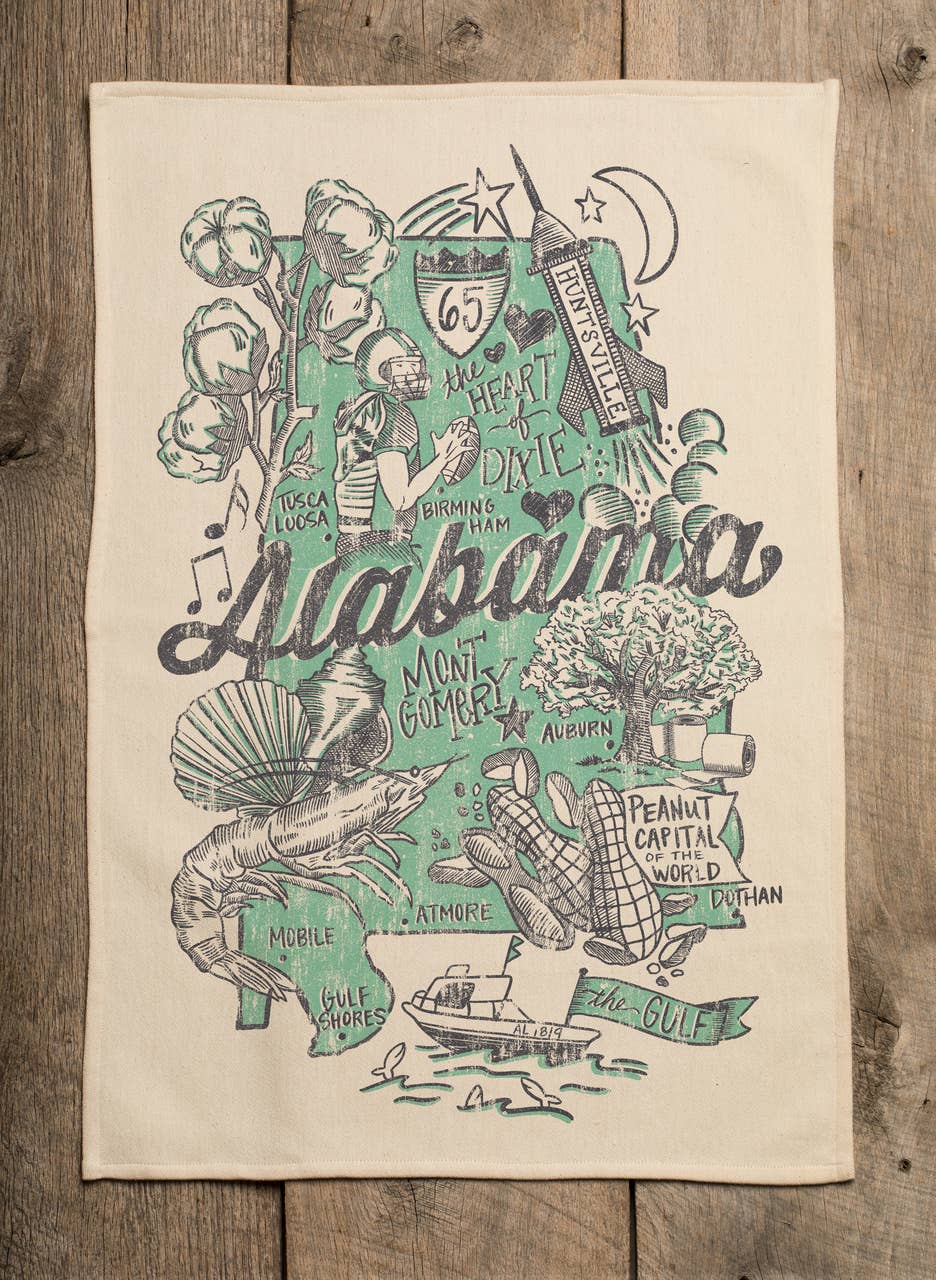 Alabama Kitchen Towel