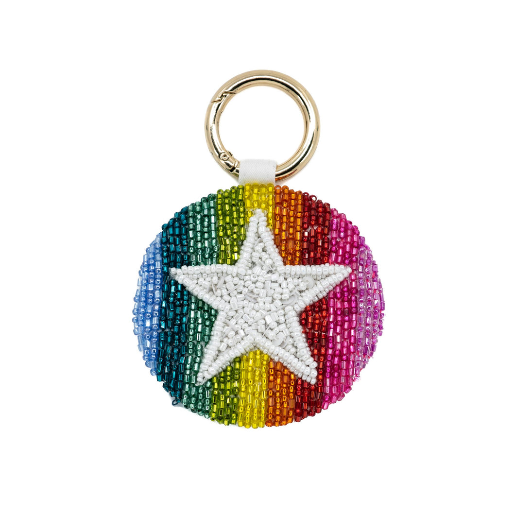 TIANA Artisan Beaded Keychain