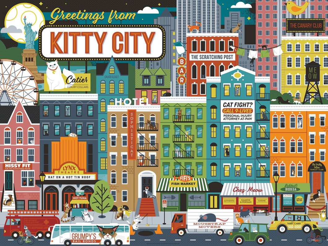 Kitty City True South Puzzle