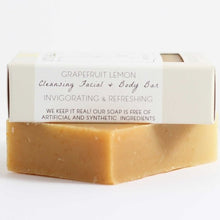 Load image into Gallery viewer, Little Seed Farm Grapefruit Lemon Facial And Body Bar
